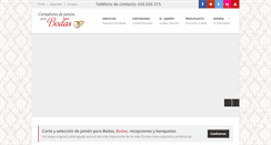 Desktop Screenshot of cortadoresdejamonbodas.com