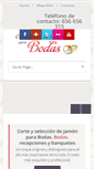 Mobile Screenshot of cortadoresdejamonbodas.com